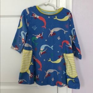 MiniBoden Girls Mermaid 5-6Y Dress